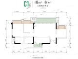 金科博翠宸章_3室2厅2卫 建面86平米