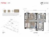 万科星光都会_3室2厅2卫 建面119平米