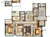 云海新语花园_4室2厅1卫 建面118平米
