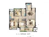 云筑_3室2厅2卫 建面108平米