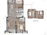 奥园天悦湾_3室2厅2卫 建面85平米