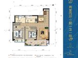 北海来康郡_2室2厅1卫 建面77平米