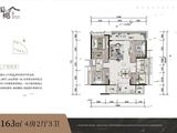 龙湾国樾_4室2厅3卫 建面163平米