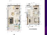 国瑞红塘湾_4室2厅3卫 建面75平米