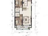 新汇学府壹號_2室2厅2卫 建面94平米