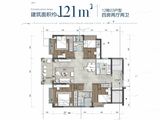 碧桂园狮子洋二期_4室2厅2卫 建面121平米