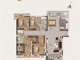 白石古莲城3期松竹里_4室2厅2卫 建面158平米