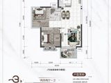 龙光君御华府翰林_2室2厅1卫 建面70平米