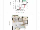 涪龙苑御园_3室2厅1卫 建面80平米