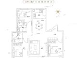 远洋凤栖翰林_3室2厅2卫 建面114平米