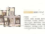 公园壹号_4室2厅3卫 建面185平米