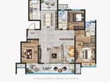 儒辰璟宸御园_3室2厅2卫 建面152平米