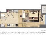 旭辉宸寓_1室1厅1卫 建面40平米