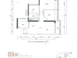 京基水贝洪湖苑_2室2厅1卫 建面89平米