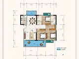建华翡翠城②期樾江府_3室2厅2卫 建面107平米