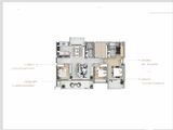 万科中央公园_3室2厅2卫 建面139平米
