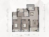 湘溪兰园_3室2厅2卫 建面89平米