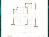 中绿蔚蓝湾_3室2厅2卫 建面104平米