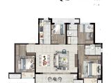 海伦堡沁栖雅苑_4室2厅2卫 建面129平米