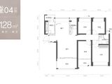 玖玖颂阁_4室2厅2卫 建面128平米