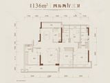 中洲城邦_4室2厅3卫 建面136平米