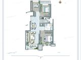 潮白河孔雀城瑞泽学府_3室2厅1卫 建面89平米