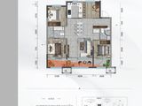 金地峯尚_4室2厅2卫 建面115平米