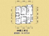 鑫辉天江丽都_4室2厅2卫 建面146平米