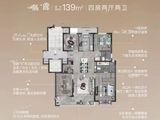 东境润府_4室2厅2卫 建面139平米