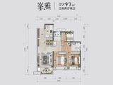 保利武汉城建林语峯境_3室2厅2卫 建面97平米