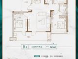 天安檀府国际_3室2厅2卫 建面125平米