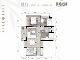莞月松湖_3室2厅1卫 建面79平米