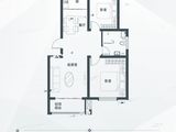 珠山秀景_2室2厅1卫 建面89平米