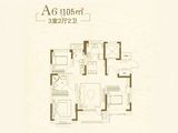 青岛印象川_3室2厅2卫 建面105平米
