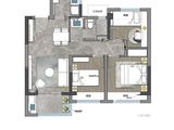 五矿路劲澜悦溪云_3室2厅1卫 建面89平米