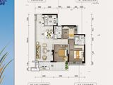 碧桂园伴山云境花园_3室2厅2卫 建面100平米