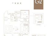 城建琥珀东樾里_2室2厅2卫 建面108平米