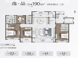 中巍白云山居_4室2厅3卫 建面190平米