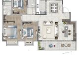 溪西云境_3室3厅2卫 建面140平米