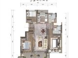 滨江南城明月苑_3室2厅2卫 建面99平米