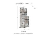 未央城建龙湖粼云天序_3室2厅2卫 建面130平米
