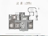 龙湖虹桥青云阙_4室2厅2卫 建面145平米