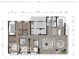 武汉城建融创｜云起府_5室2厅4卫 建面282平米