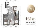 联美玺悦_3室2厅2卫 建面131平米