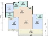 海垦城建鹿城壹号_4室2厅3卫 建面143平米