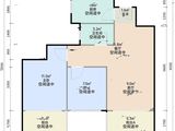 财富名门御江府_2室2厅1卫 建面74平米